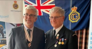 Dick Rowsell awarded MBE for voluntary service to maritime safety